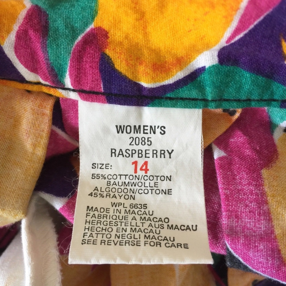 Woolrich Skirt 14 Floral Vintage Midi Button Down - Picture 5 of 8